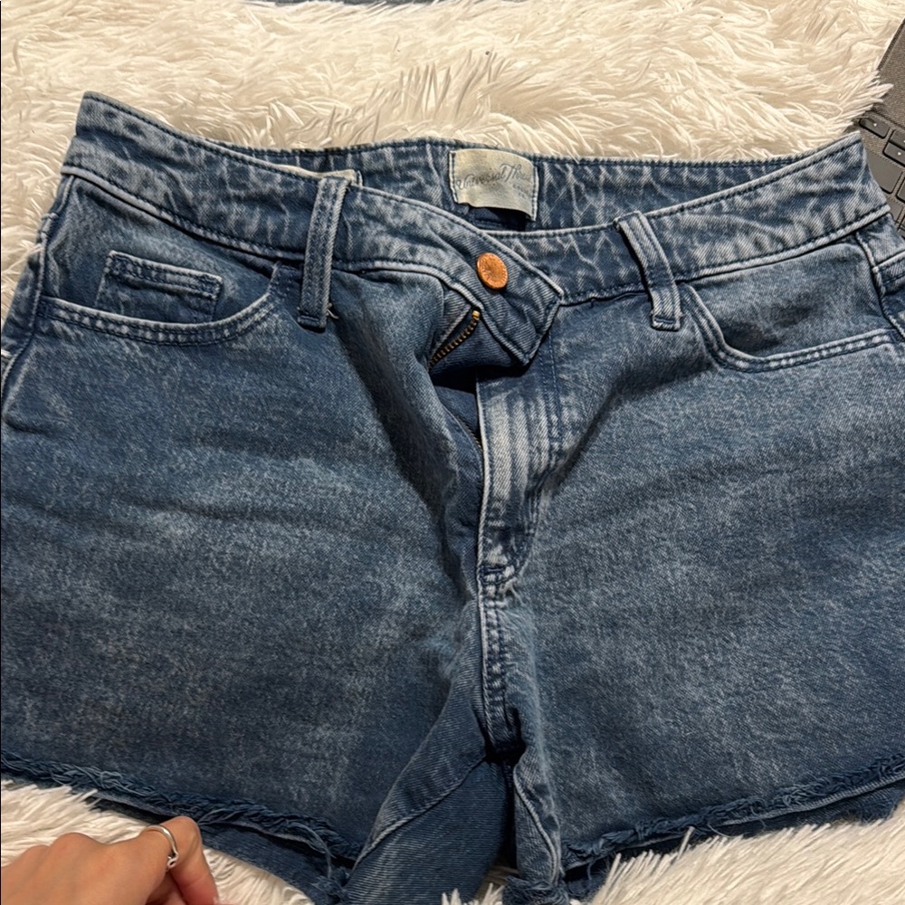Blue Denim Shorts